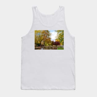 Autumn Trees Bourton on the Water Cotswolds Tank Top